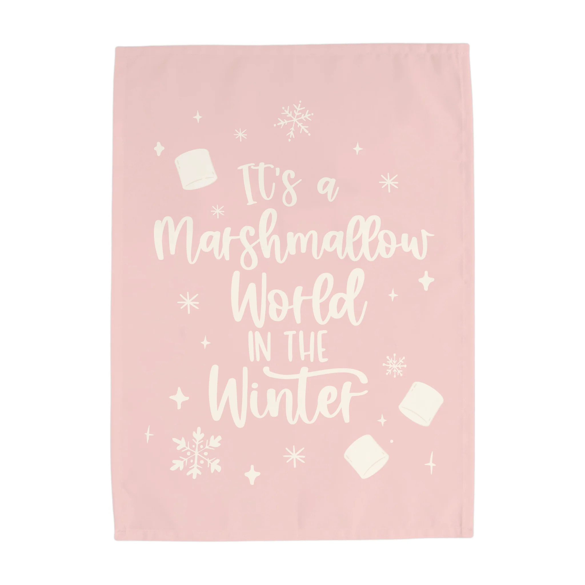 {Pink} It's a Marshmallow World Banner | Hunny Prints