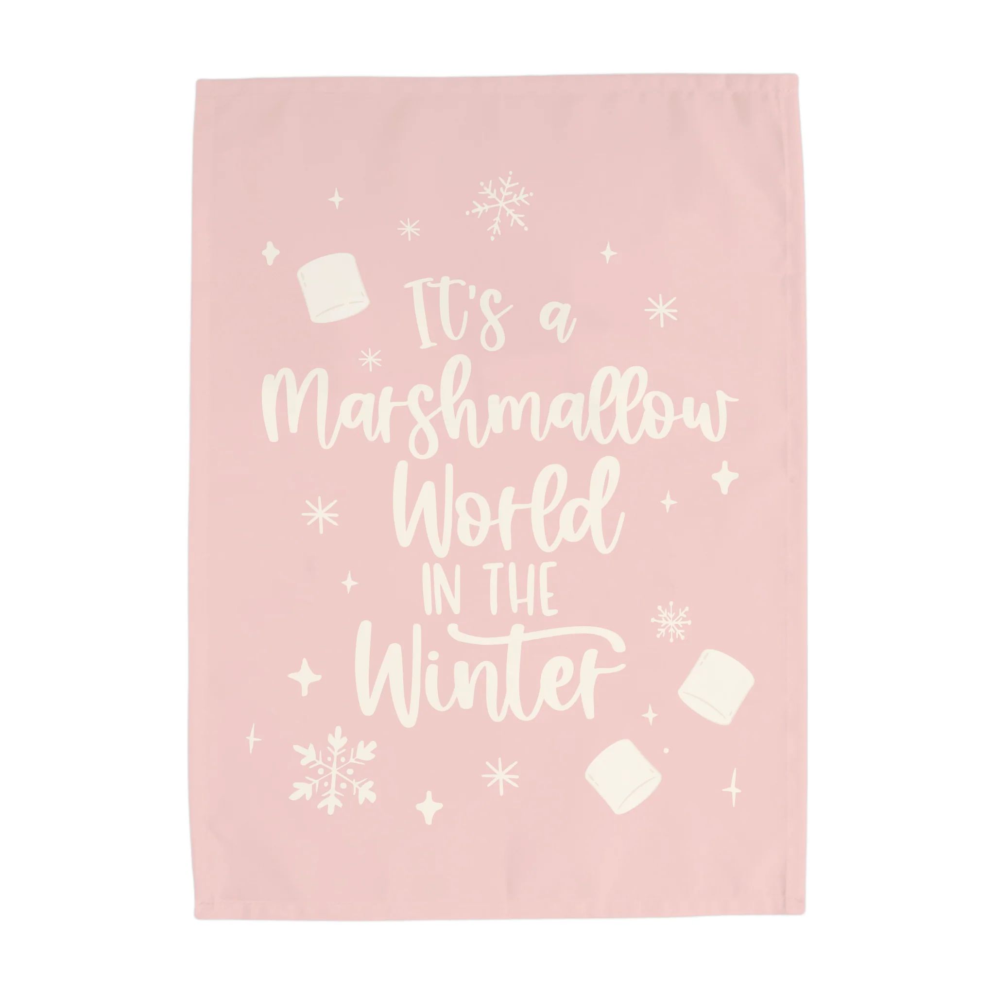 {Pink} It's a Marshmallow World Banner | Hunny Prints
