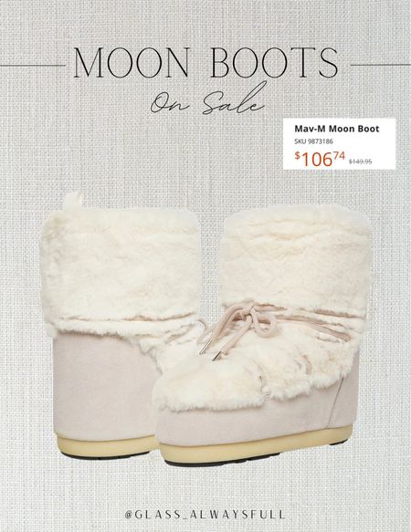 Moon boots on sale! Steve Madden moon boots on sale, snow boots, winter boots, ski trip. Callie Glass @glass_alwaysfull 

#LTKshoecrush #LTKFind #LTKSeasonal
