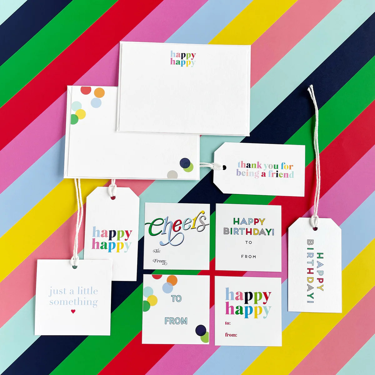 Celebration Card, Tag + Sticker Bundle | Spice Paper Designs