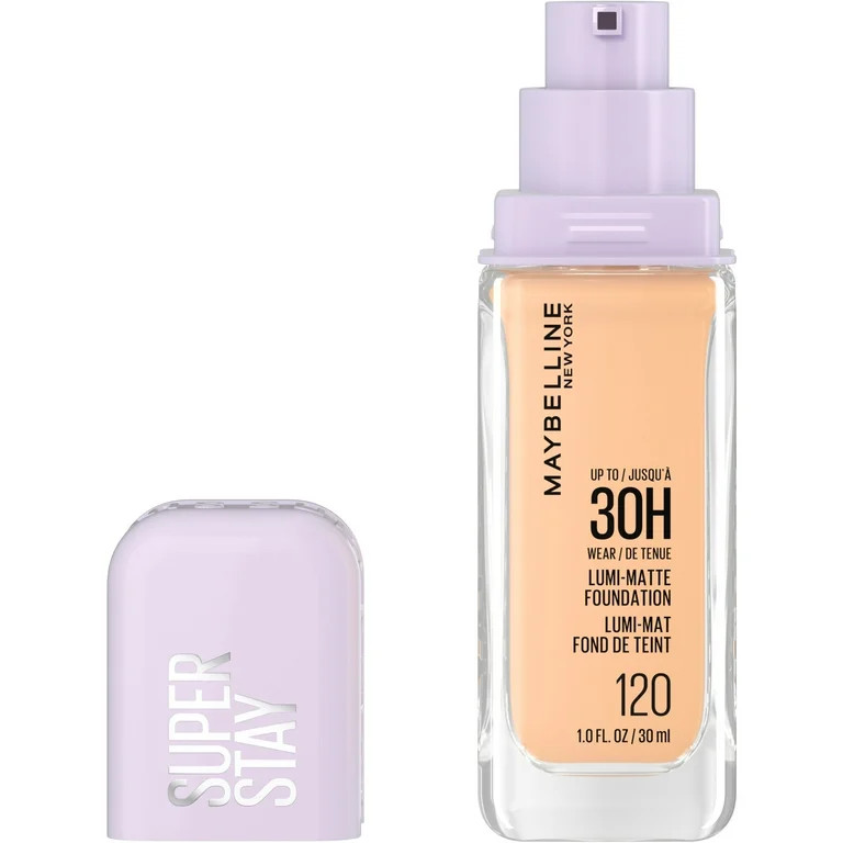 Maybelline Super Stay Lumi-Matte Foundation Makeup, 120, 1 fl oz | Walmart (US)