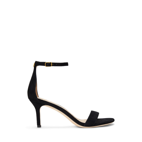 Allie Mid-Heel Suede Sandal | Ralph Lauren (UK)