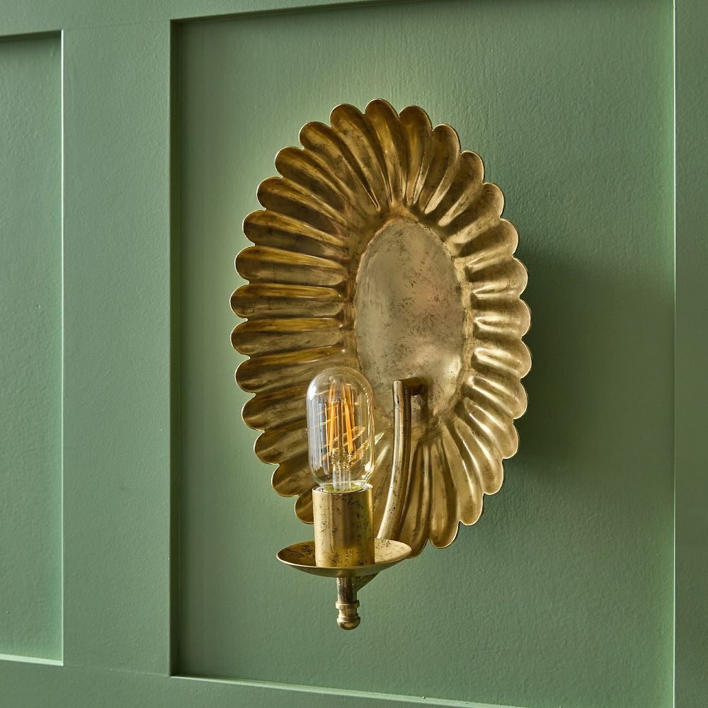 Emily Scalloped Sconce | GreenRow