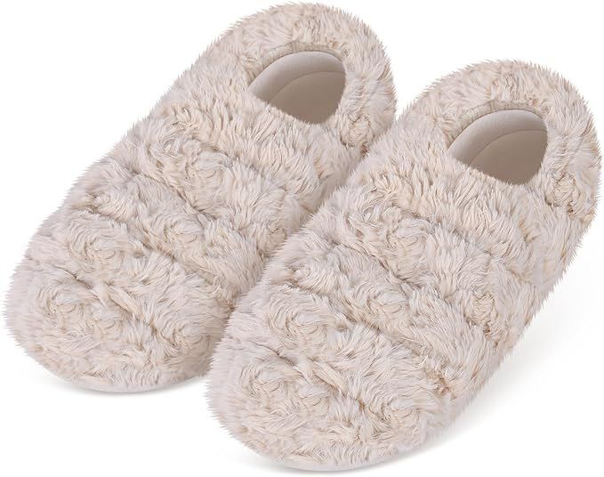 Suzzipad Microwavable Heated Slippers and Foot Warmers for Women & Men, Feet Warmer for Cold Feet... | Amazon (US)