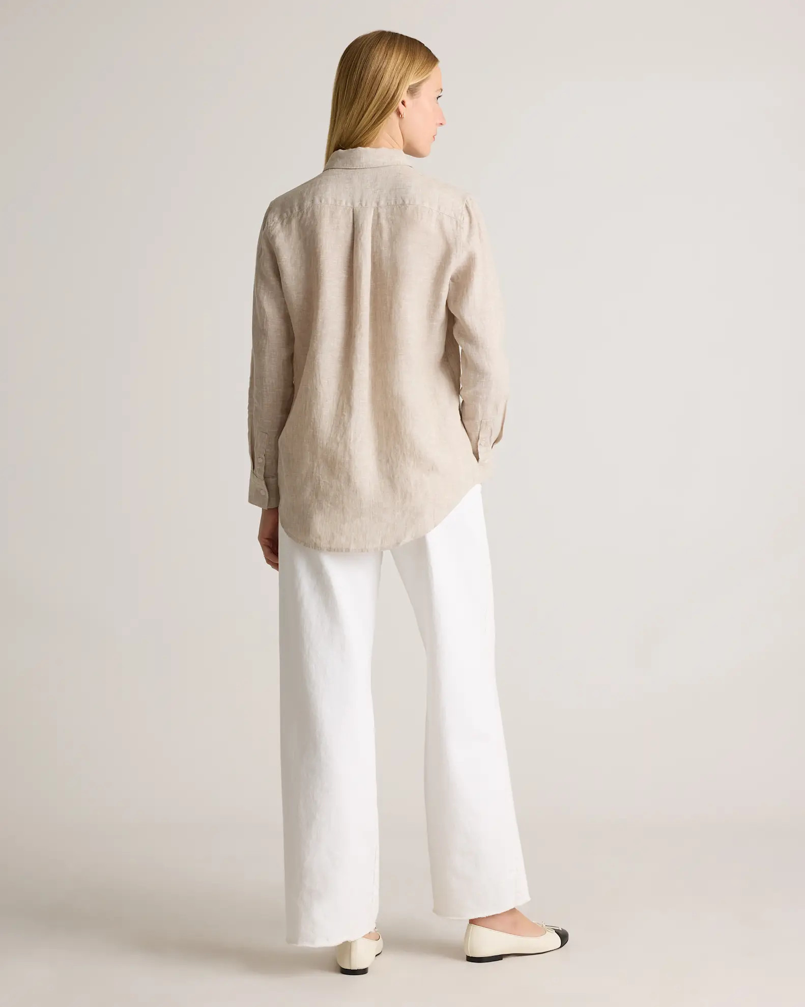 100% European Linen Shirt in Flax | Quince