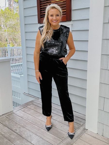 Loving these velvet pants from Walmart. Pair them with a fun sequin top for a holiday event look! 

#LTKunder50 #LTKstyletip #LTKHoliday