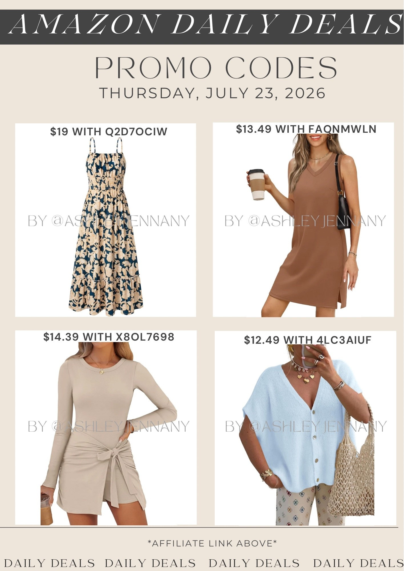 Amazon deals

#LTKSeasonal #LTKMidsize #LTKSaleAlert