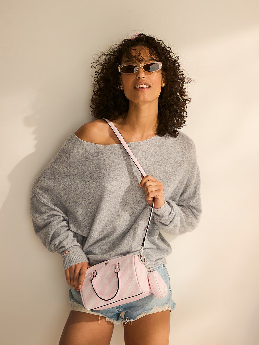 Buy Mini Duffle Crossbody Bag, Heritage Stripe - Order Bags online - Victoria's Secret US | Victoria's Secret (US / CA )