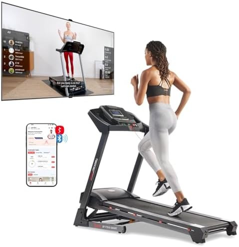Sunny Health & Fitness Premium Smart Treadmill with Auto Incline and Free SunnyFit App Connectivi... | Amazon (US)