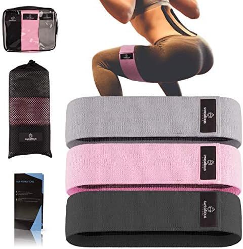 FITKISSG Resistance Bands Booty Bands Hip Bands for Legs and Butt Fabric Exercise Bands for Women... | Amazon (US)