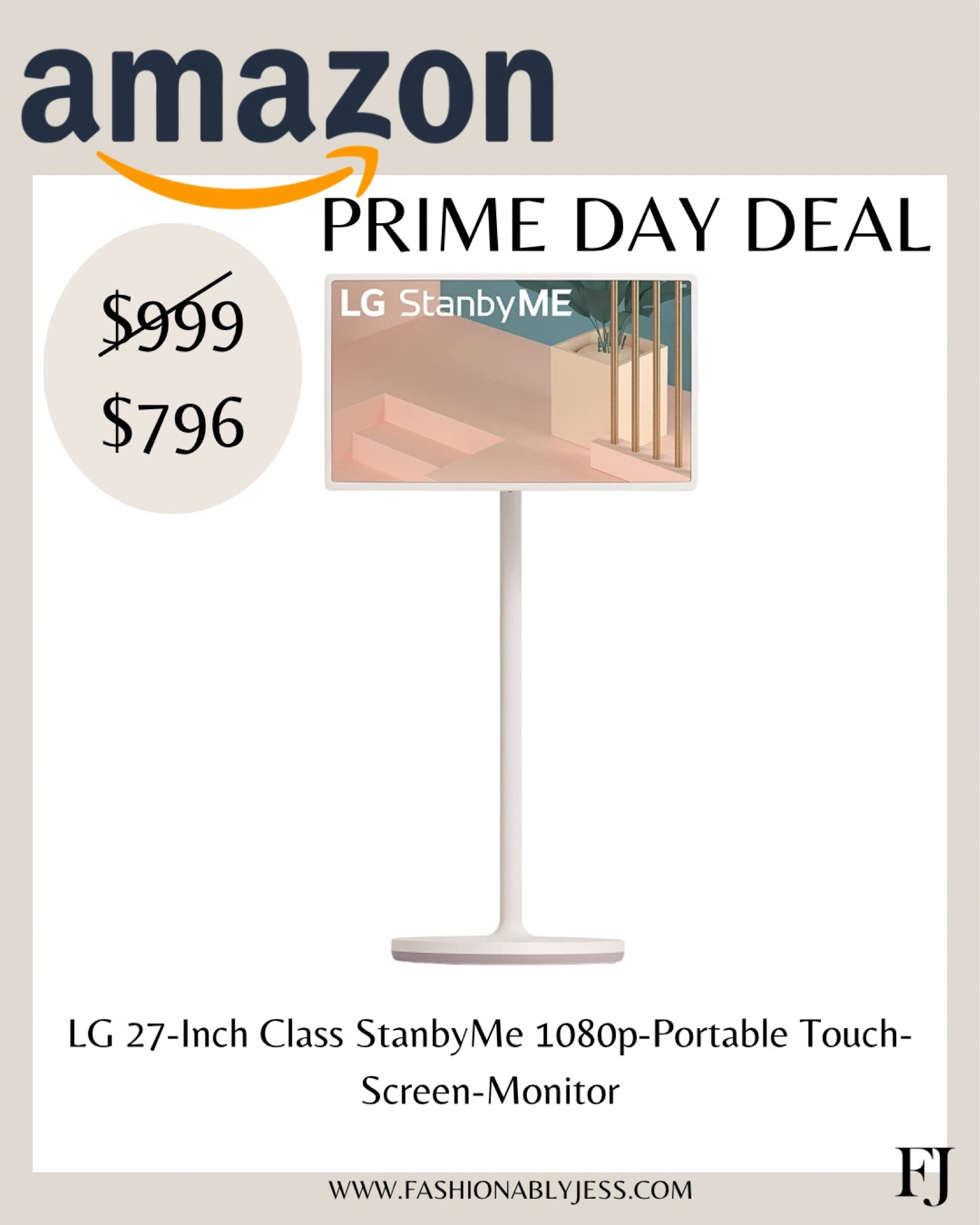 Currently loving this LG standby me portable monitor! 

PRIME DAY DEAL🚨

#LTKVideo #LTKStyleTip #LTKSaleAlert