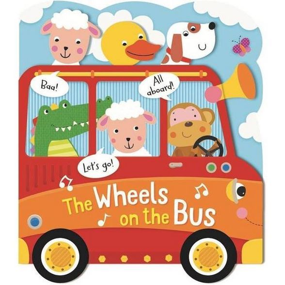 Wheels on the Bus - (Heads, Tails & Noses) (Board Book) | Target