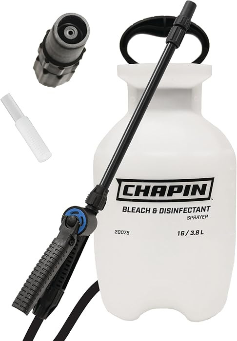 Chapin 20075 Bleach Pump Sprayer, 1\u2011Gallon, Lawn & Garden, Bleach\u2011Resistant Poly Tank, ... | Amazon (US)