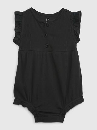 Baby Rib Flutter Shorty One-Piece | Gap (US)