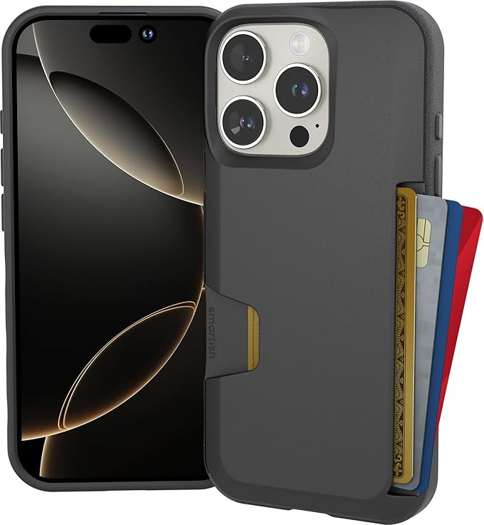 Smartish® iPhone 16 Pro Wallet Case - Wallet Slayer Vol. 1 [Slim + Protective] Credit Card Holde... | Amazon (US)