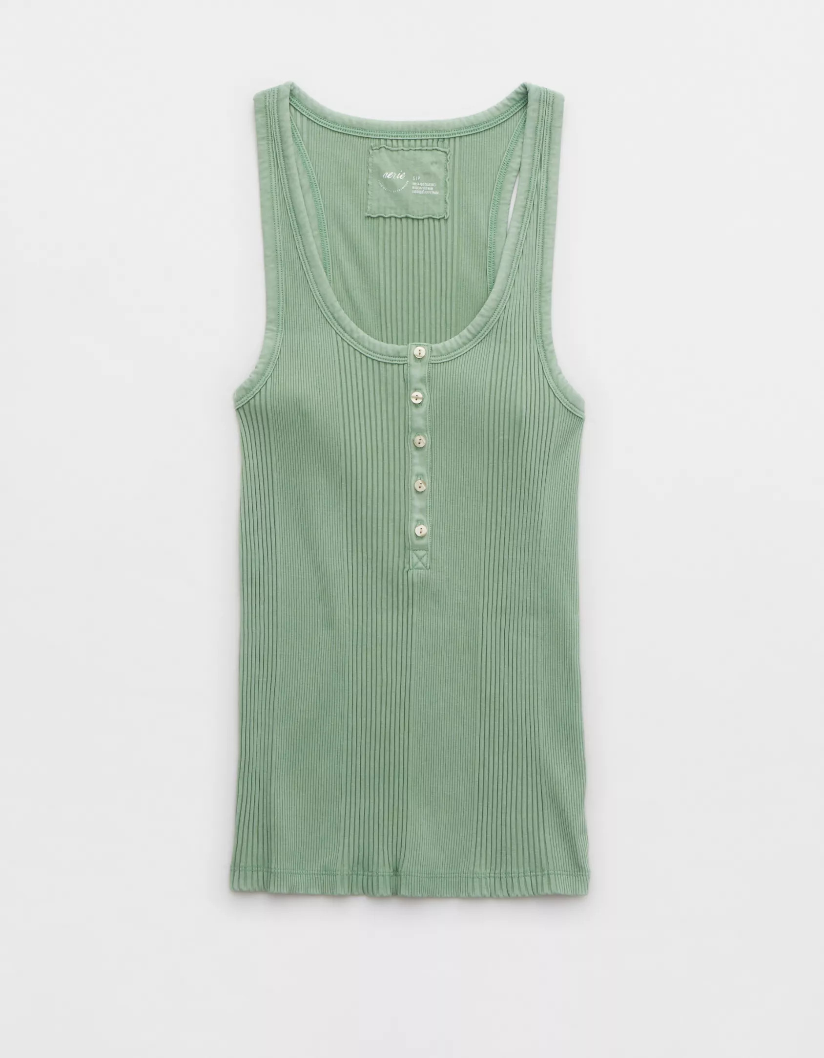 Aerie No BS Henley Tank Top | Aerie