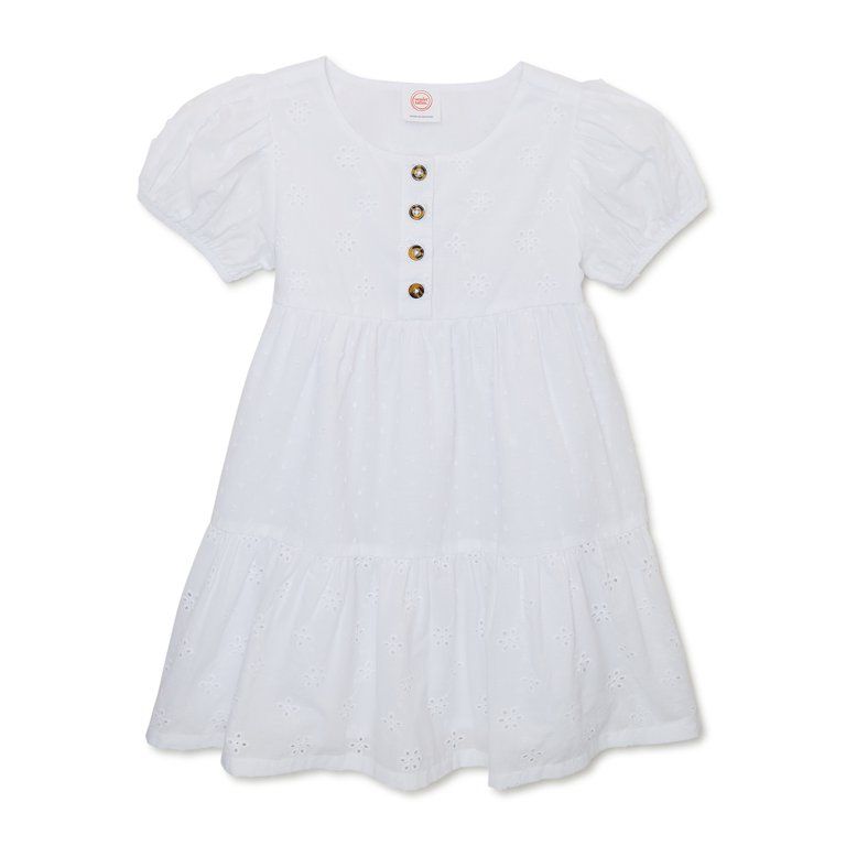 Wonder Nation Toddler Girls Woven Dress, Sizes 12M-5T | Walmart (US)