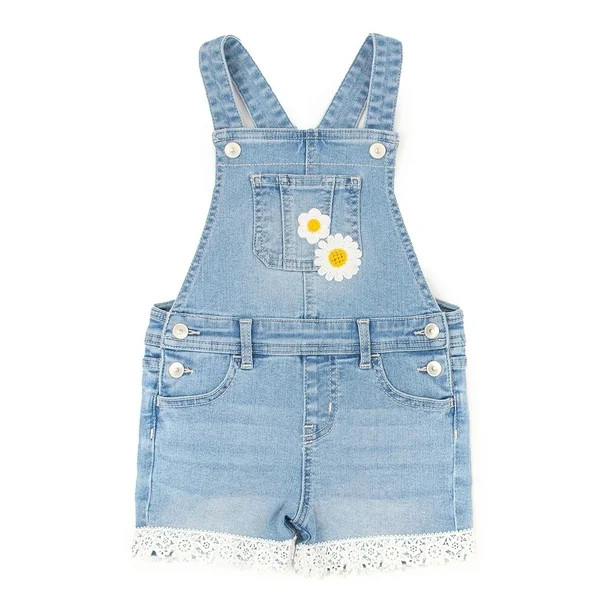 Wonder Nation Baby and Toddler Girl Daisy Shortall, 12 Months-5T - Walmart.com | Walmart (US)