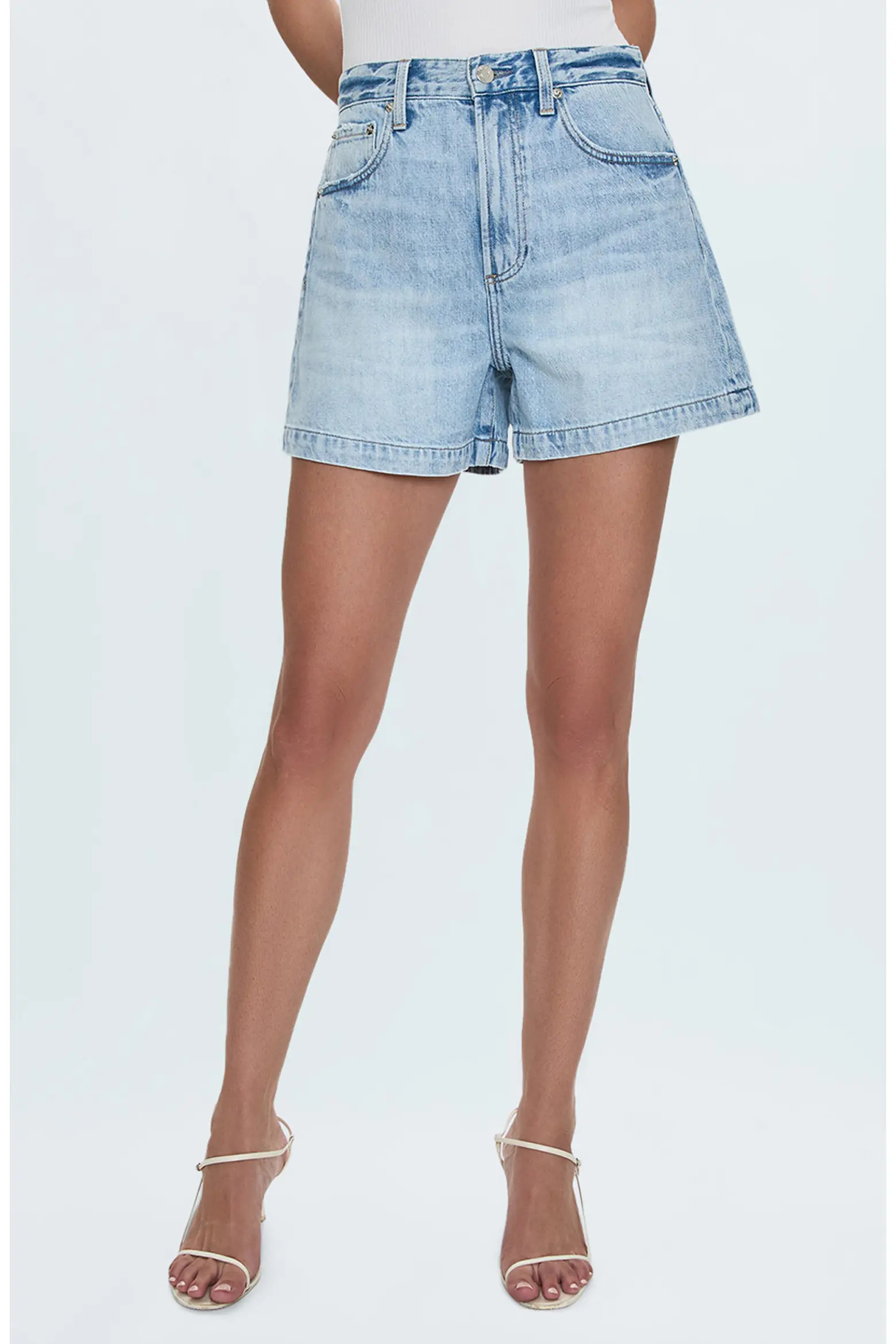 Saige High Waist Denim Shorts (Women) | Nordstrom | Nordstrom