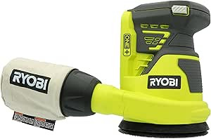 Ryobi P411 One+ 18 Volt 5 Inch Cordless Battery Operated Random Orbit Power Sander (Battery Not I... | Amazon (US)