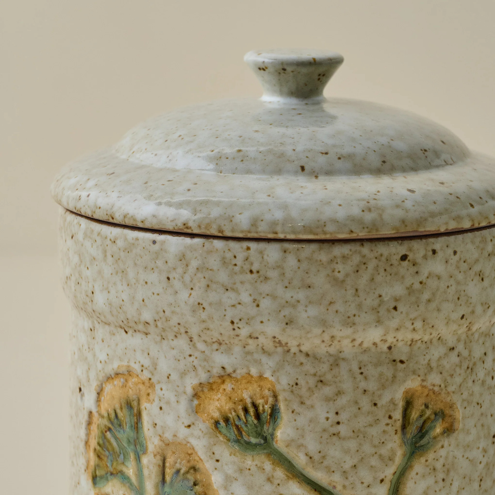 Golden Wildflower Canister | Magnolia