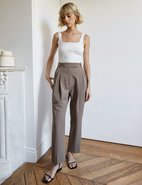 Jaime Pants in Mocha | Pixie Market