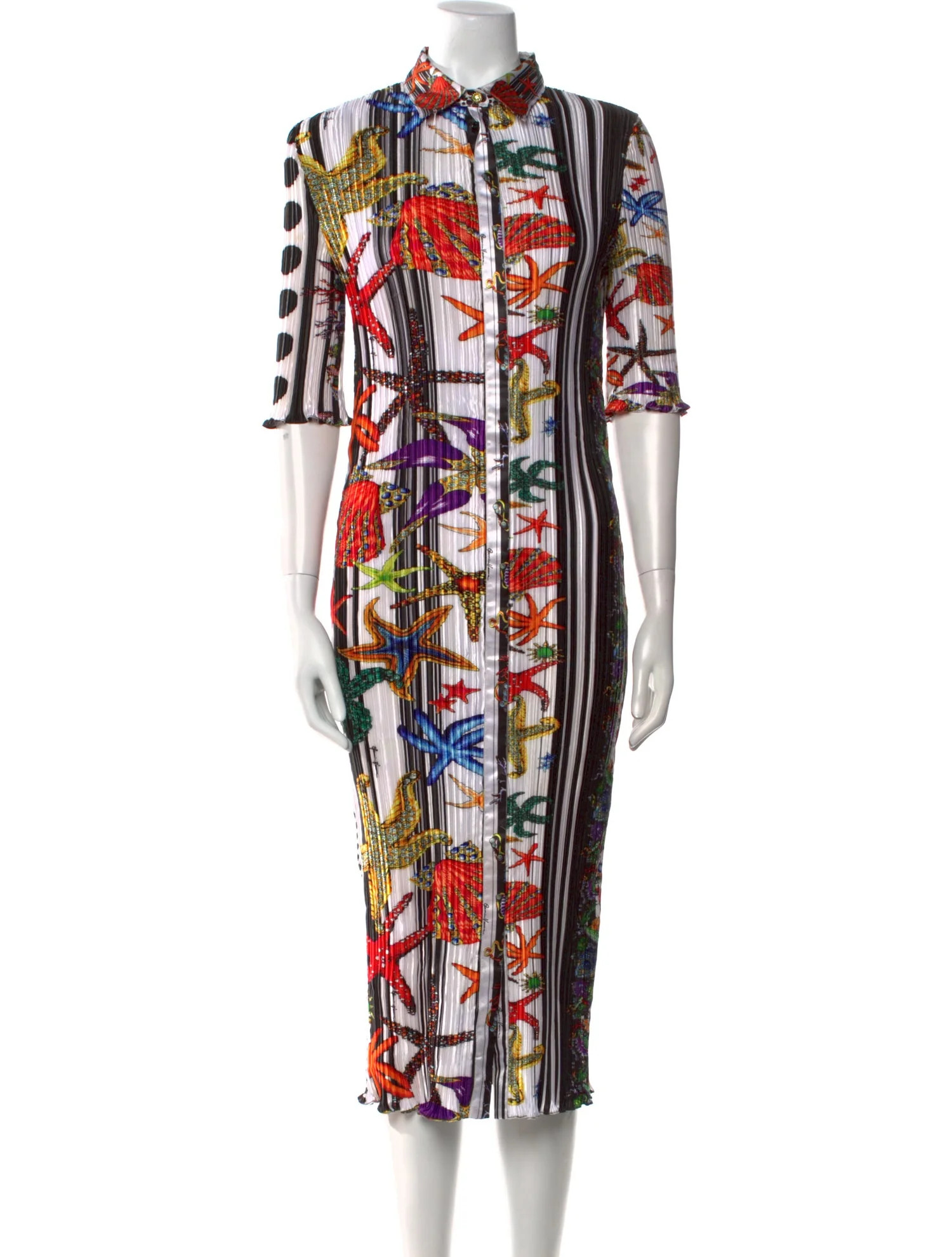 Printed Midi Length Dress | The RealReal