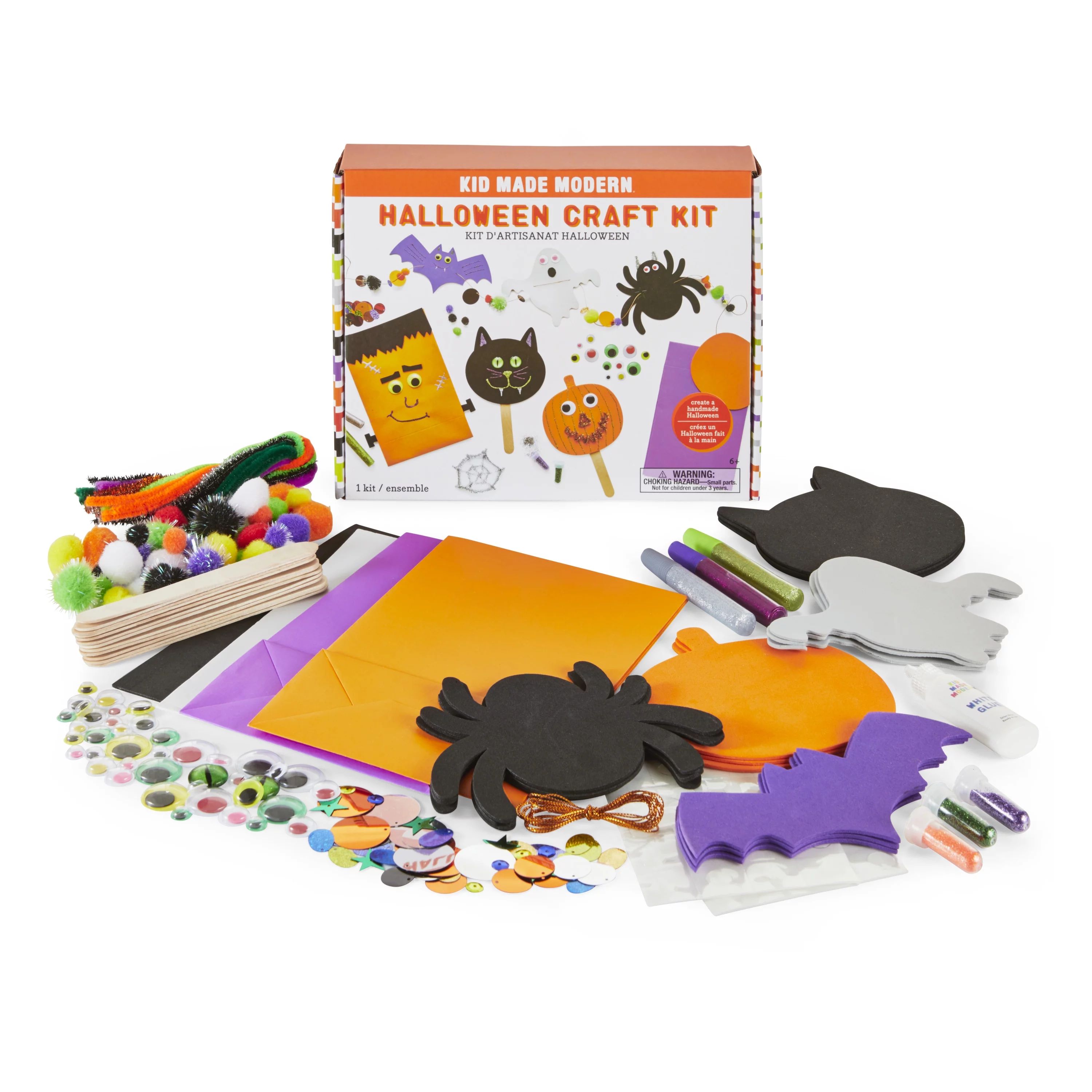 Kid Made Modern Halloween Craft Kit - Festive Arts and Crafts Set for Kids - Walmart.com | Walmart (US)