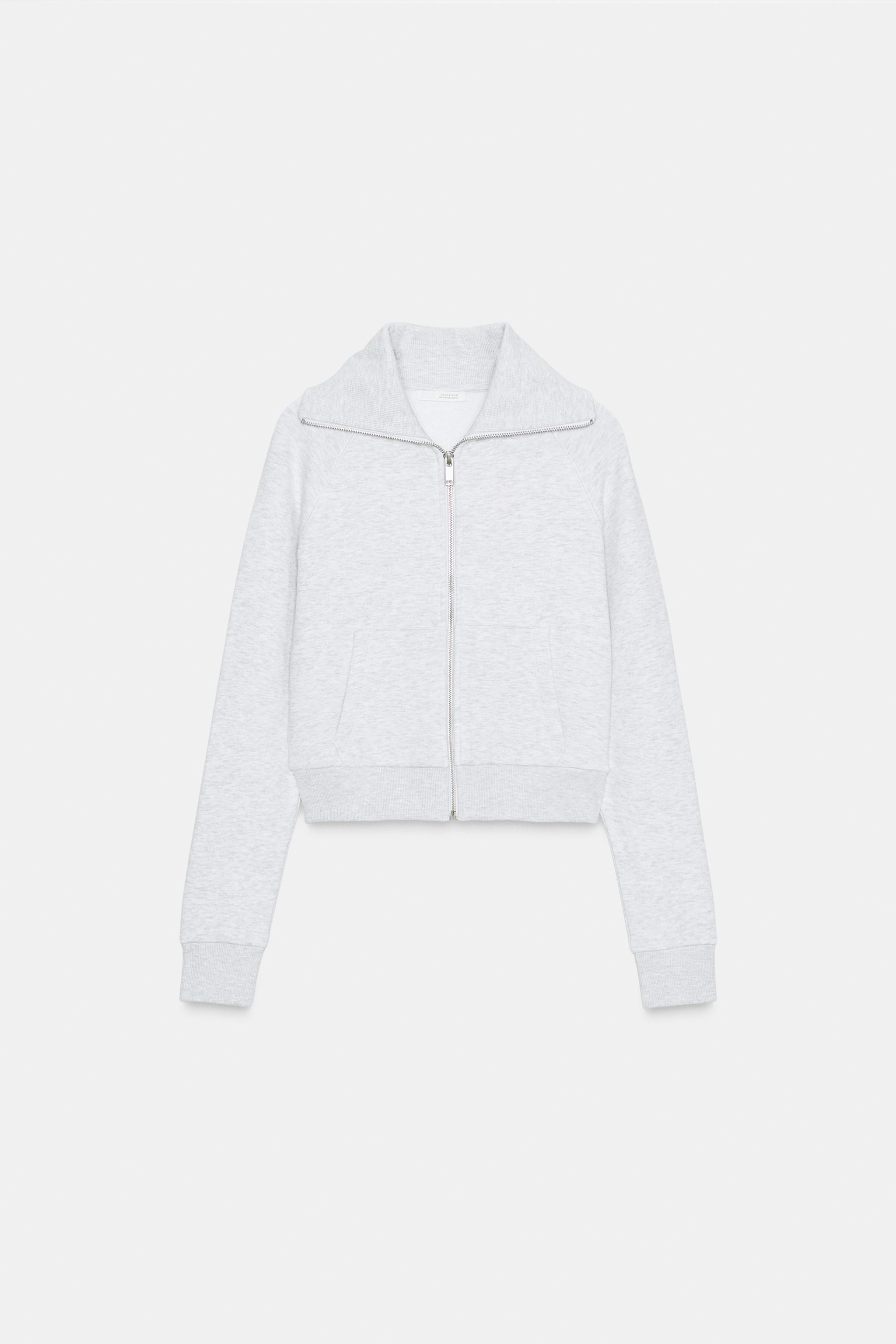ZIPPERED PLUSH JACKET | Zara US
