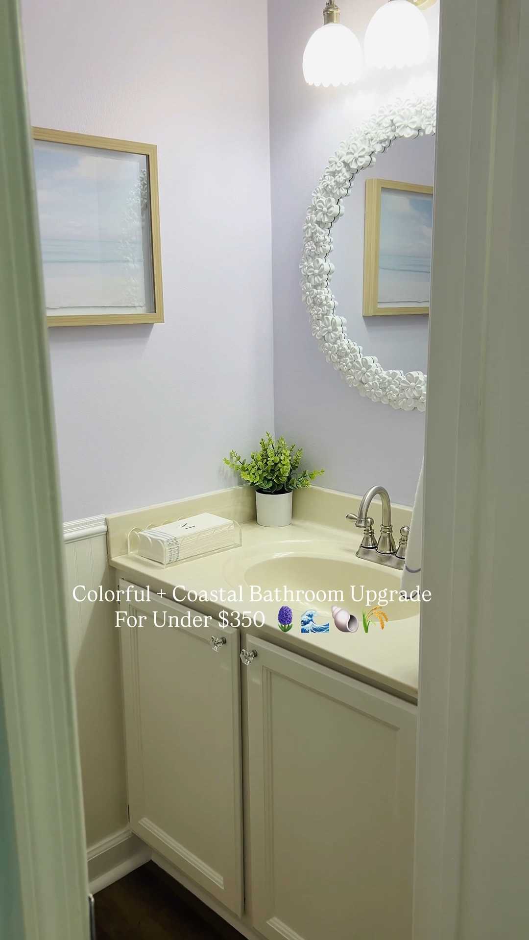 DIY Coastal Bathroom Project - Bathroom Renovation for Under $400!

#LTKHome