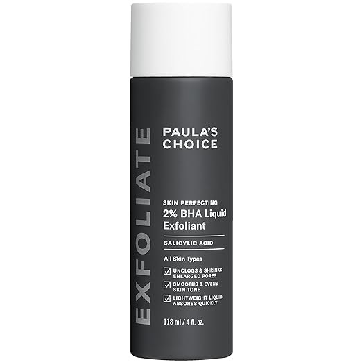 Paula's Choice SKIN PERFECTING 2% BHA Liquid Salicylic Acid Exfoliant-Facial Exfoliant for Blackh... | Amazon (US)