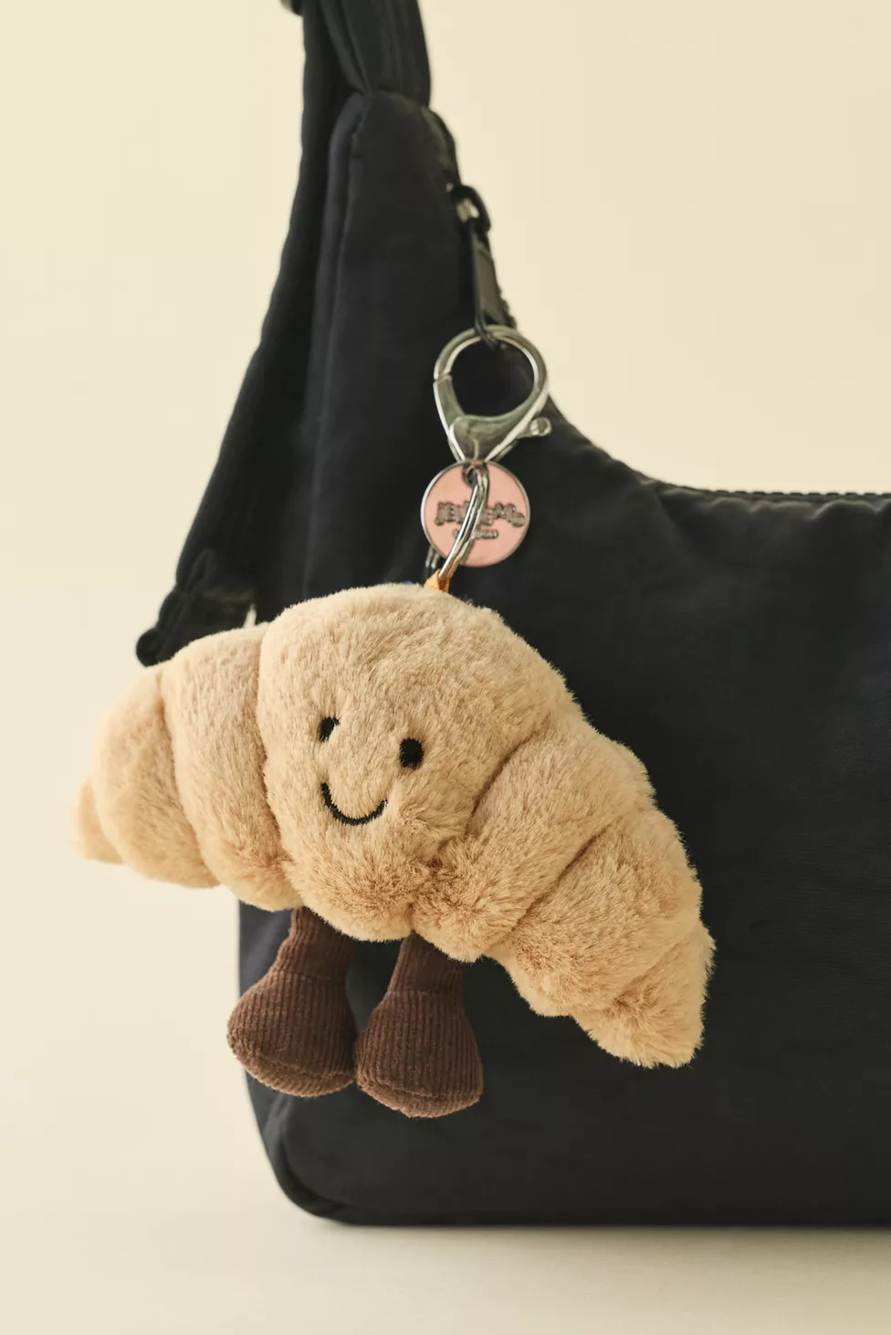 Jellycat Amuseables Croissant Plushie Bag Charm | Urban Outfitters (US and RoW)