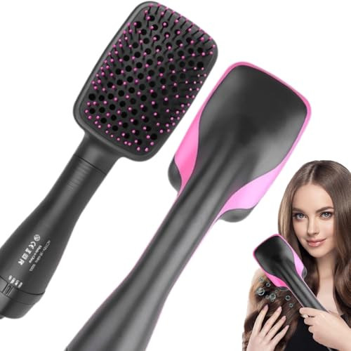 Hair Dryer and Blow Dryer Brush in 1, Negative Ion Hair Dryer Brush, 1Step Ionic Hair Straightener Brush Hair Dryer Hot Air Brush, Hair Styling Tool Straightening Drying Smooth Hair for All Hair Types | Amazon (US)