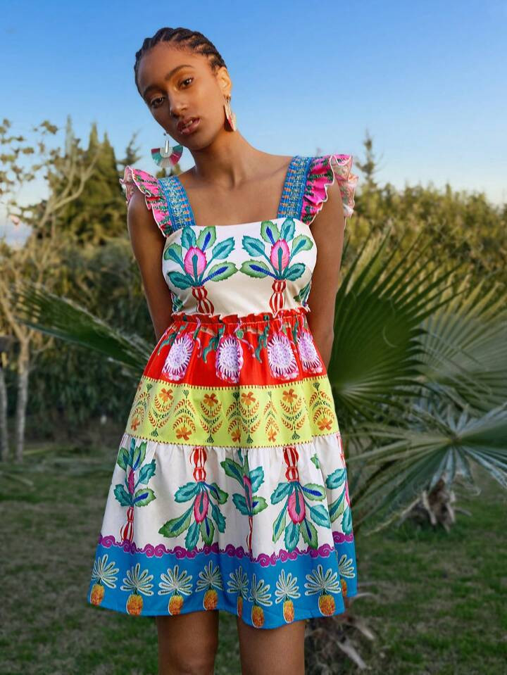 Travachic Vacation Print Summer Dress | SHEIN