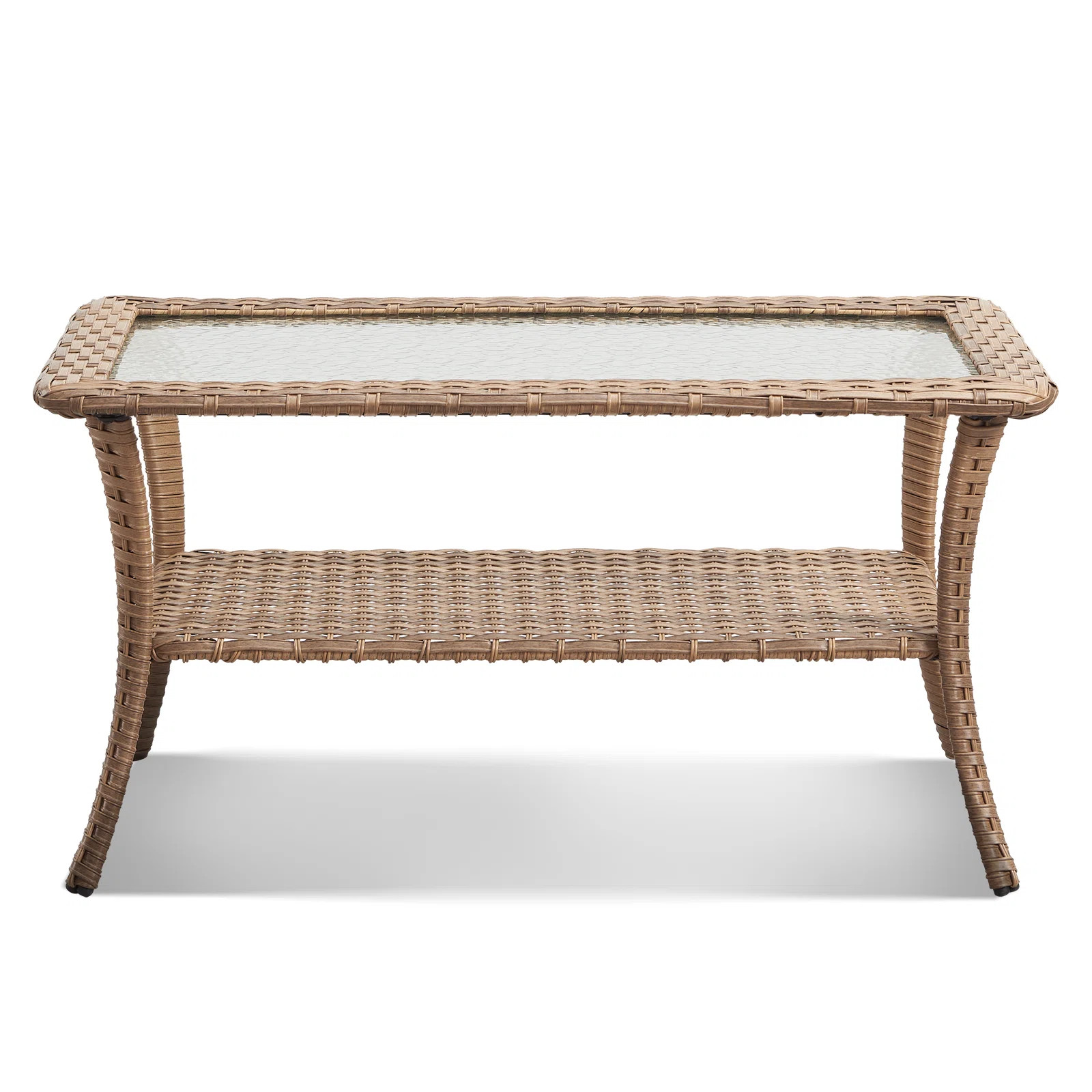 Carolina Rectangular Metal Outdoor Coffee Table , 40'' in. W 20'' in. D | Wayfair North America