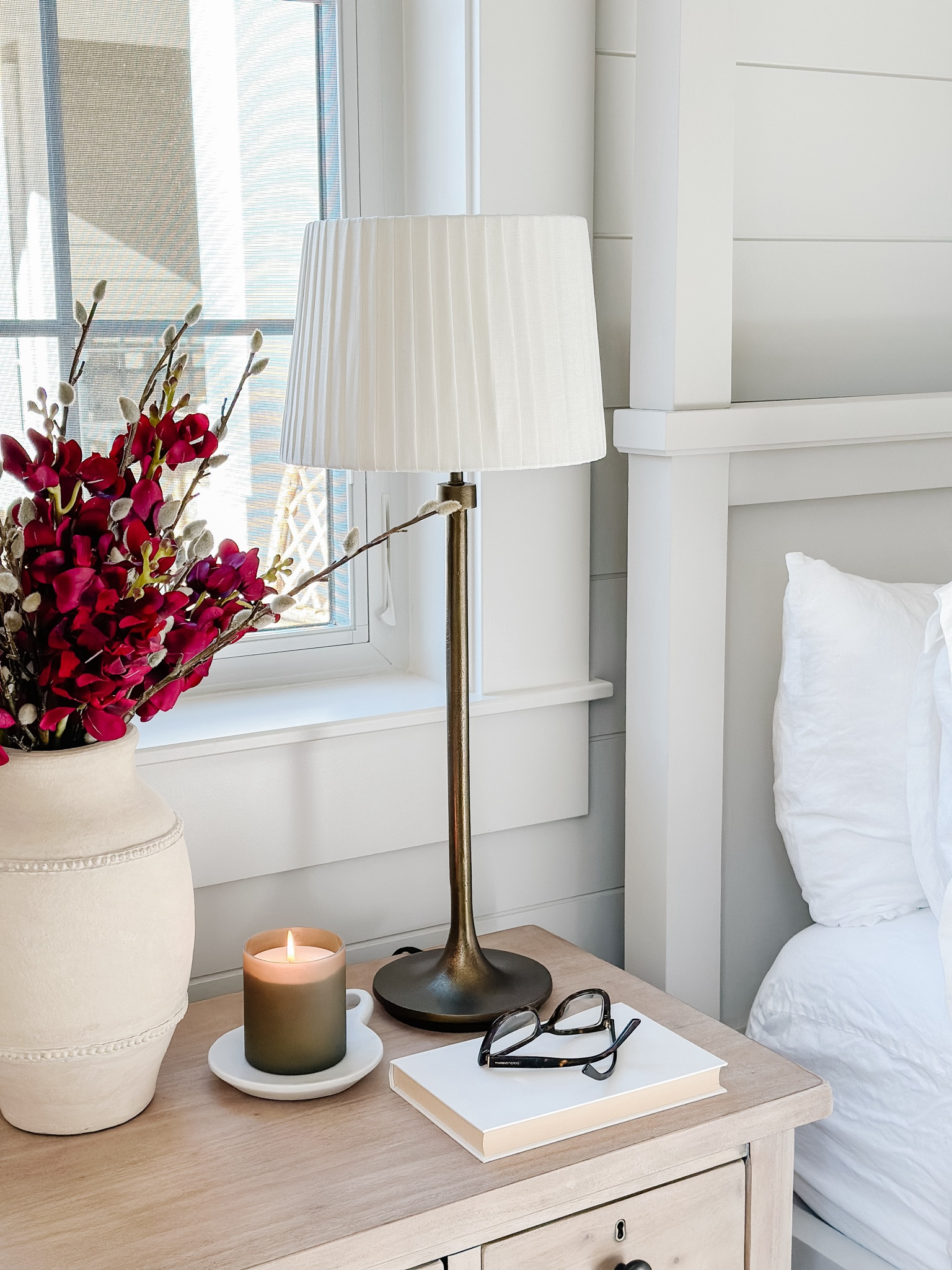 My new lamp from @Oka is here!  It’s currently 30% off! 

I was on the hunt for an antiqued gold lamp for my bedroom and came across this gorgeous simple metal column lamp from @oka  The simple design, color and pleated shade checked every box!  
@oka is a British brand that started with 3 women who shopped the world to bring unique finds to shoppers in the UK and now they are available to shoppers in the US!  I am so excited to share this awesome brand with you!  I hope you will take a minute to go scroll their beautiful website and be inspired by their fun and unique style!  Sharing a few of my fave lamps from their sale!


#LTKstyletip #LTKsalealert #LTKhome