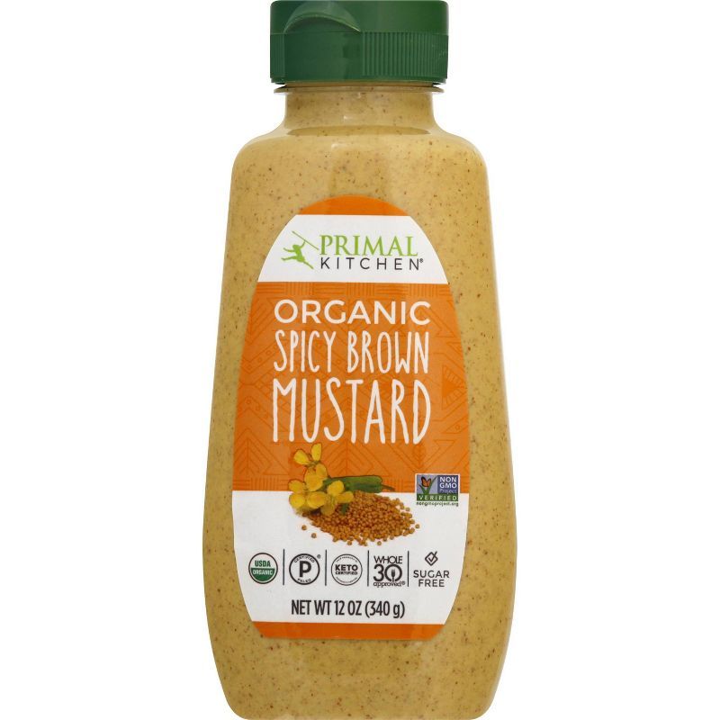 Primal Kitchen Organic Spicy Brown Mustard - 12oz | Target