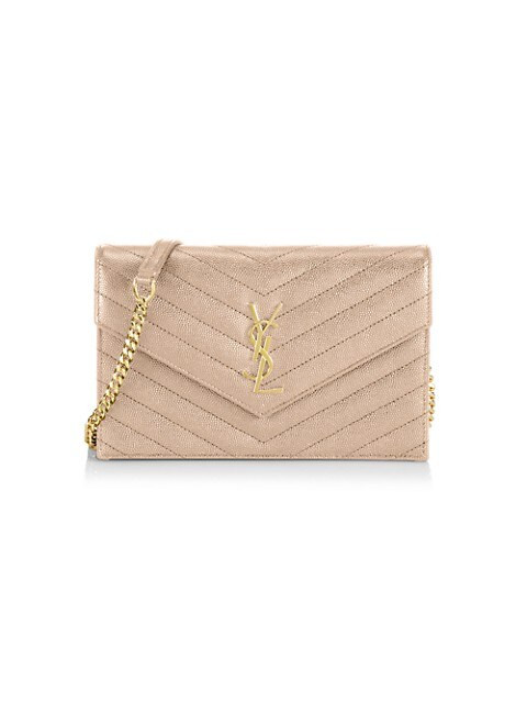 Small Monogram Matelassé Leather Wallet-On-Chain | Saks Fifth Avenue