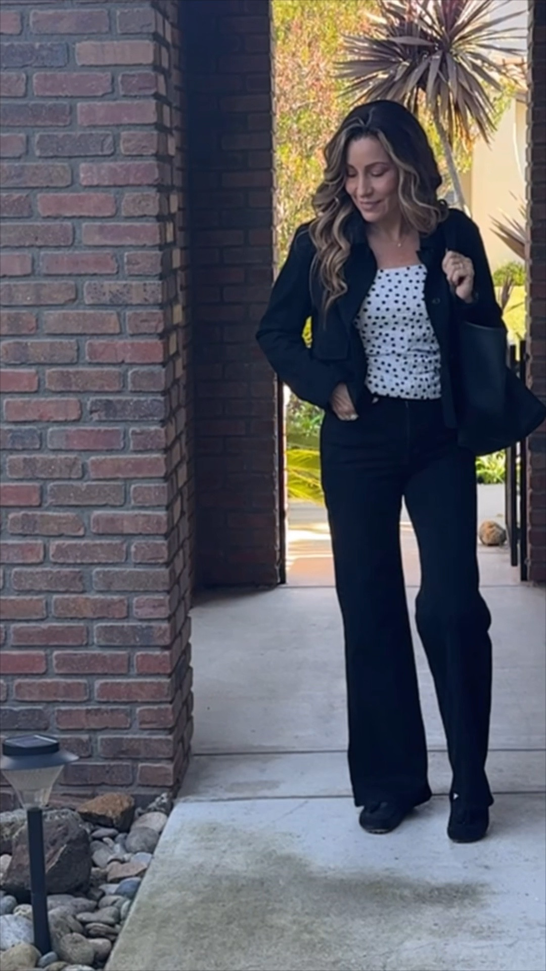 This outfit was styled around this nicely lined polka-dot long-sleeve top 🤍
It has enough structure and coverage that it looks great worn untucked, which makes it easy and flattering without any fuss. I kept the rest of the look classic and simple to let the top do the work.

Perfect for lunch meetings, casual dinners, workdays, or everyday polished wear when you want something effortless but pulled together.

This look is part of my LOFT New Arrivals haul on YouTube, where I style each piece and share how I’d actually wear it.
👉 Watch the full video for more outfit ideas.

🖤 Shop the full look here.

#LTKStyleTip #LTKFinds #LTKSpring
#loftfinds #polkadottop #everydaychic #fashionover40 #stylishandgrateful

#LTKOver40 #LTKTall #LTKootd
