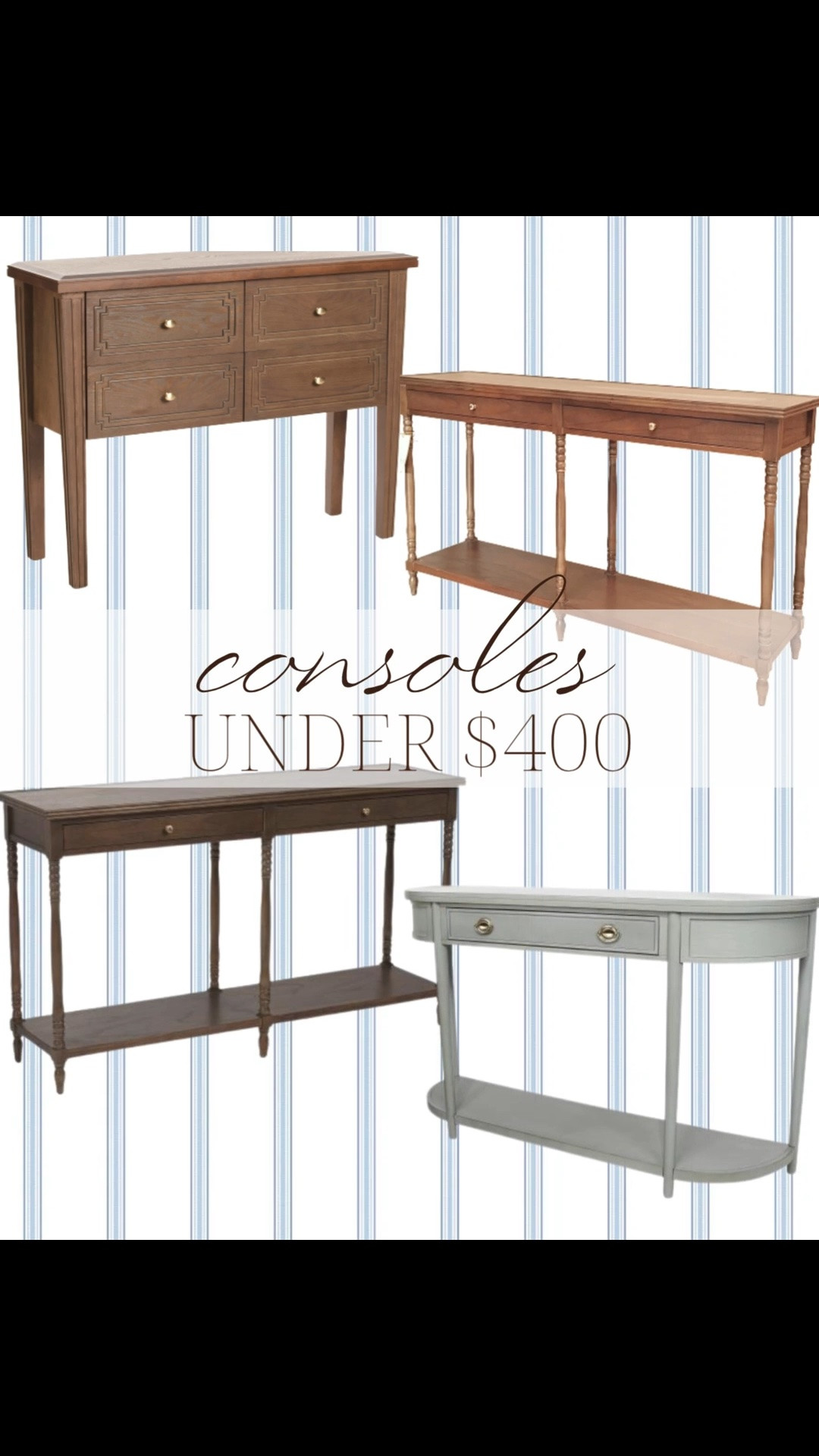 Consoles under $400!

#LTKHome