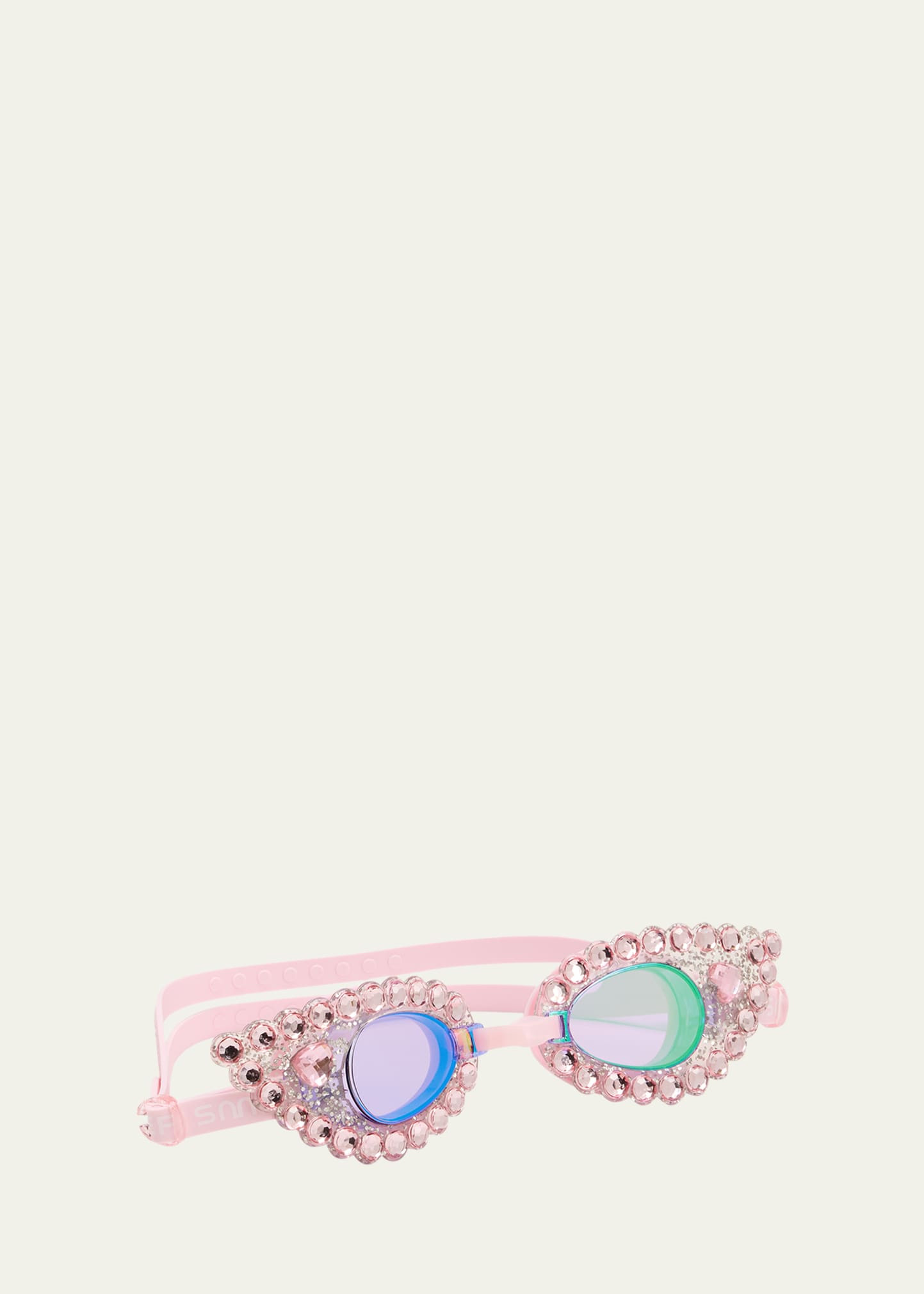 Super Smalls Girl's Splash Rhinestone-Trim Goggles | Bergdorf Goodman