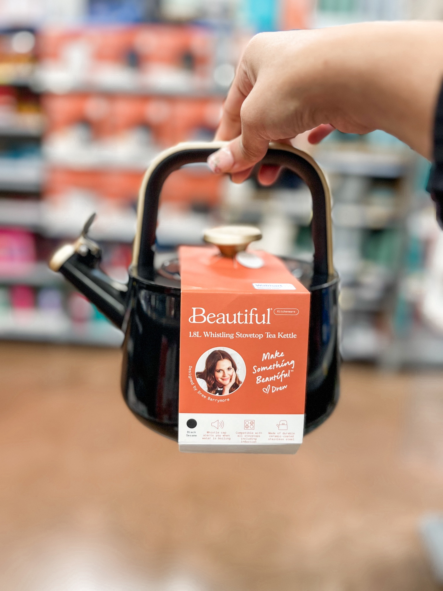 Tea kettle beautifulbydrew @walmart 

#LTKHome #LTKBacktoSchool #LTKFindsUnder50