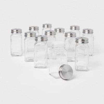 3oz 12pk Square Spice Jar Set - Threshold™ | Target