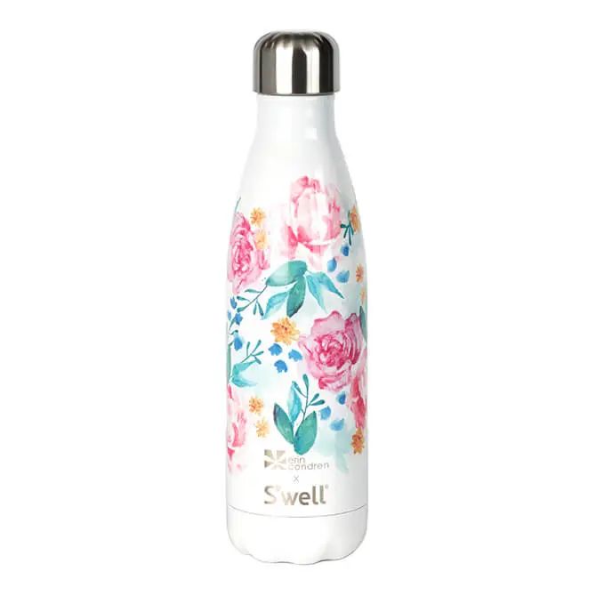 Watercolor Blooms S'well® Water Bottle | Erin Condren | Erin Condren