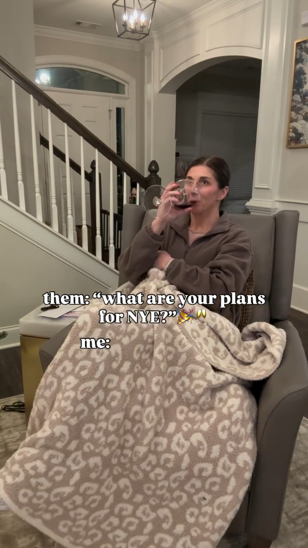 *Linking up outfit & similar blanket-exact one is old from The Styled Collection (barefoot dreams dupe)
•
•
•
Ohh ya know, just the gym, early bedtime for kids, and a cozy moment to chill with hubby & drink our favorite wine before heading to bed at 9pm🤣🥂🎉big plans this year, and I’m loving it!

HAPPY NEW YEAR!!

🥂what are your plans tonight?🥂
🥂share with another mama who can relate🥂
🥂be sure to follow along @watsonansley for relatable mom life & more🥂



#LTKSeasonal #LTKActive #LTKHome