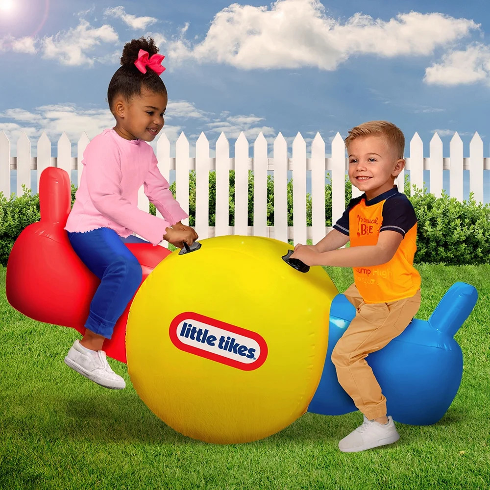 Little Tikes Inflatable Seesaw Rocker Ride-On – Indoor/Outdoor Bouncy Teeter Totter Toy for Kid... | Walmart (US)