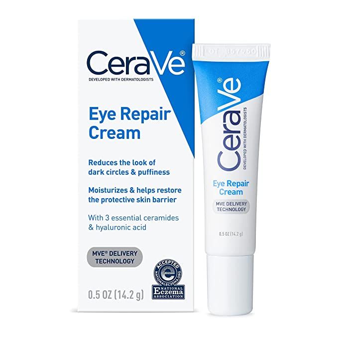 CeraVe Eye Repair Cream | Under Eye Cream for Dark Circles and Puffiness | Suitable for Delicate ... | Amazon (US)