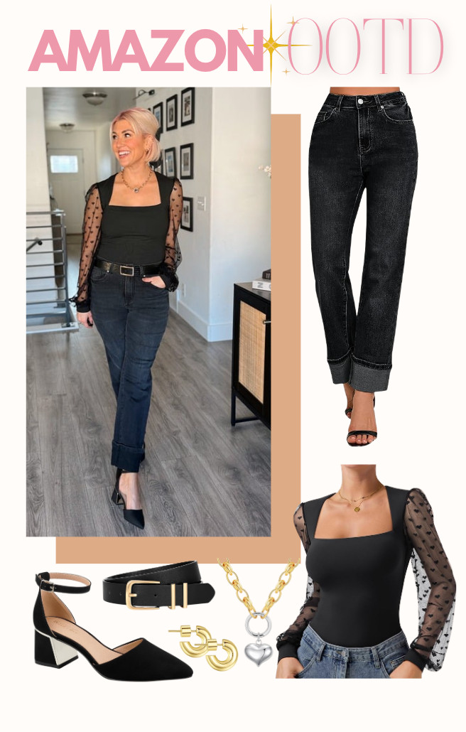 Elegant, subtle, and perfect for date night. Top: Medium Pants: 6 Shoes: TTS  

 #LTKootd #LTKSaleAlert #LTKFindsUnder50