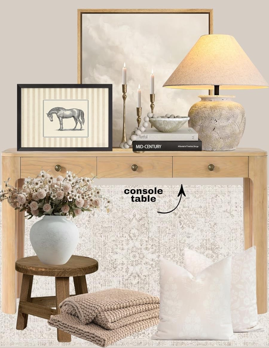 Home Decor Console Table Inspo 

#LTKMothersDay #LTKSaleAlert #LTKHome