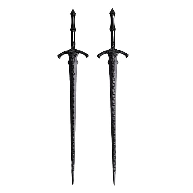 2PCS Retro Viking Hairpin For Women Sword Hair Pin Hair Styling Pins (RLAL) | Amazon (US)